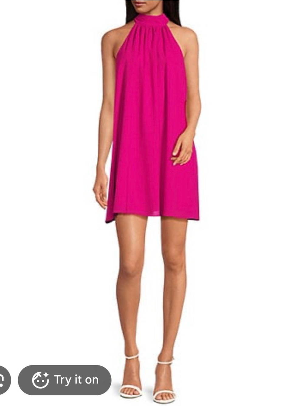 NWOT ASTR the Label Sleeveless Dress in Fuchsia